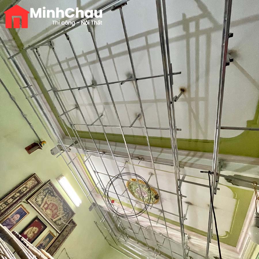 Khung xương trần nhựa Nano MinhChauHome