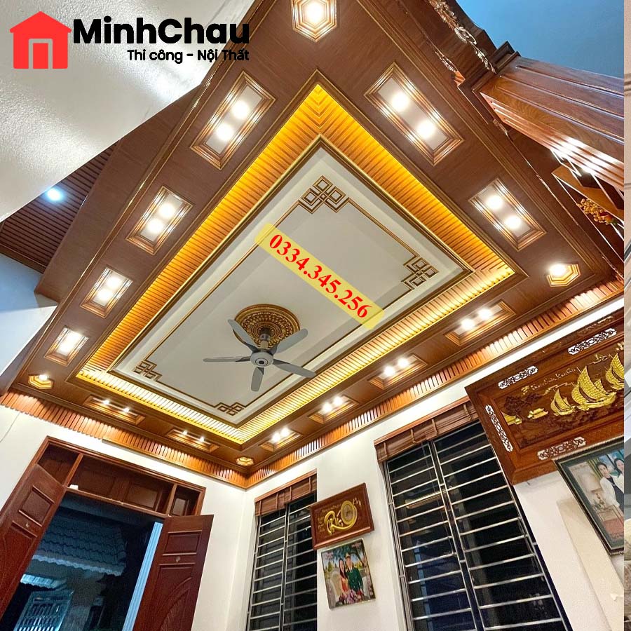 Hoàn thiện trần nhựa nano Hà Nam - MinhChauHome